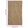 Miniatyrbild 7 av 8: vidaXL Jutesäckar 30 st 60x105 cm 100% jute 340 gsm