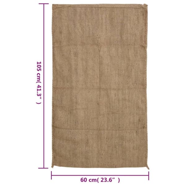 vidaXL Jutesäckar 30 st 60x105 cm 100% jute 340 gsm