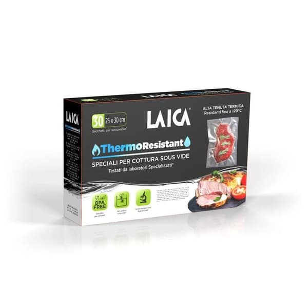 Laica TR1000 Vakuumpåsar för Sous Vide-matlagning och matkonservering, plast
