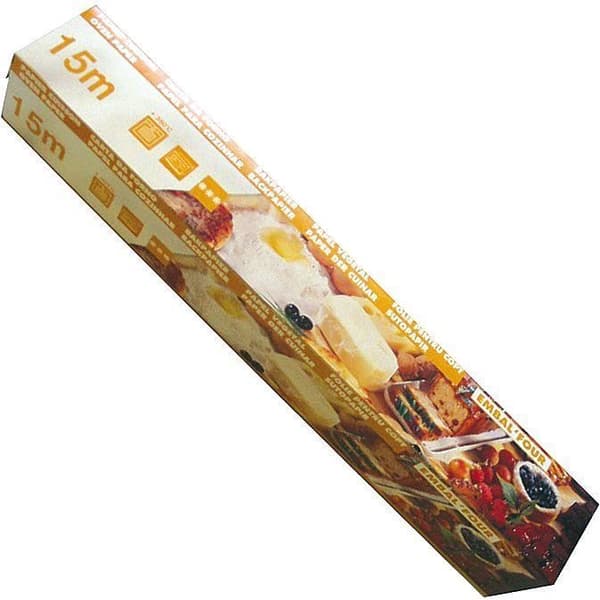 Bakpapper - SCHWEITZER - 15x0.30 m - Vit - Ideal för bakning - För vuxna