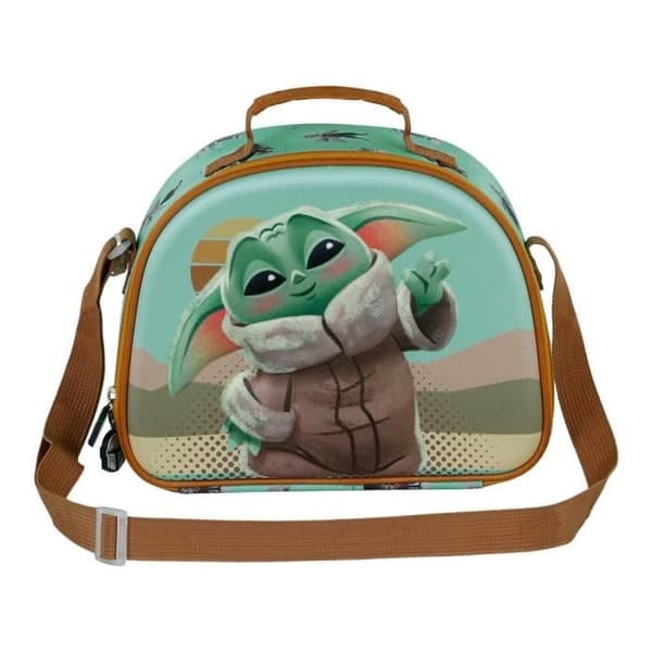 3D Star Wars The Mandalorian Snack Bag - KARACTERMANIA - Grön - Barn - Syntet - Axelrem