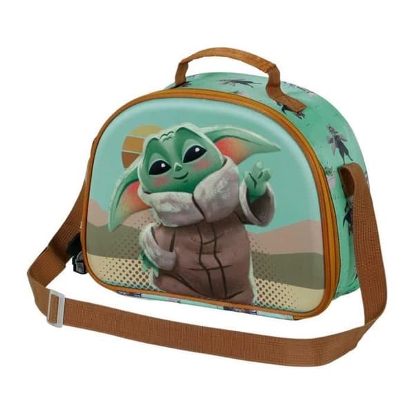 3D Star Wars The Mandalorian Snack Bag - KARACTERMANIA - Grön - Barn - Syntet - Axelrem