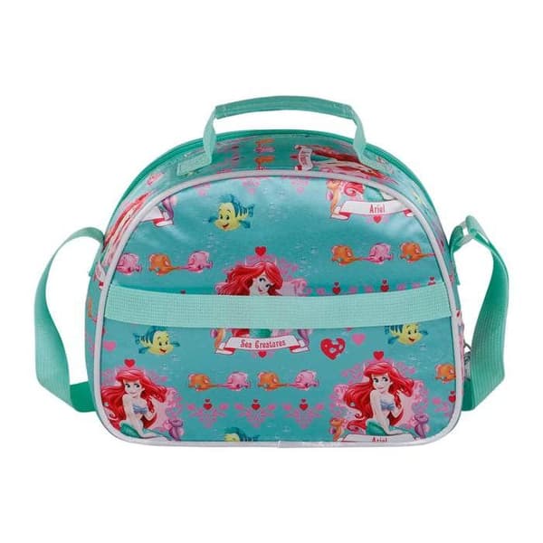 3D Snack Bag - Disney Ariel Sea - Blå - Barn - Axelrem - Isolerat foder