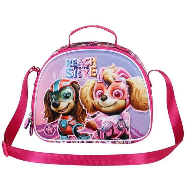 3D Fika Väska - Paw Patrol Mighty - Rosa - Barn - Axelrem - Mått 10,00 x 25,50 x 20,00 cm