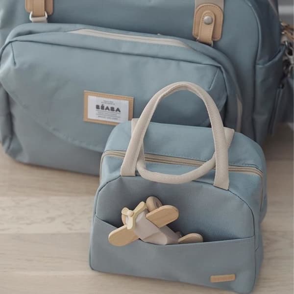 BEABA, Isolerad matkasse Sage green