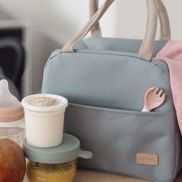 BEABA, Isolerad matkasse Sage green