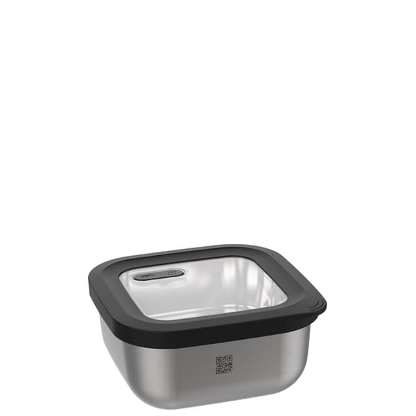 Firkantet stålbeholder 400 ml Gefu Provido G-12777