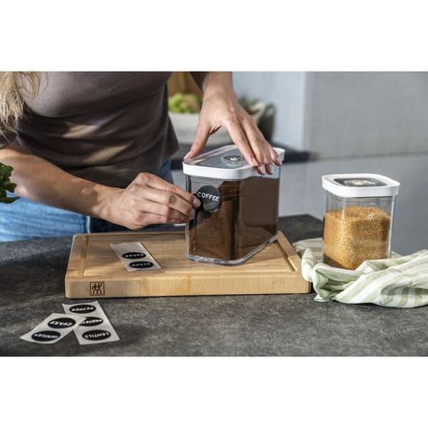 ZWILLING 1026082 Rektangulär behållare 5,4 l transparent, vit 5 st
