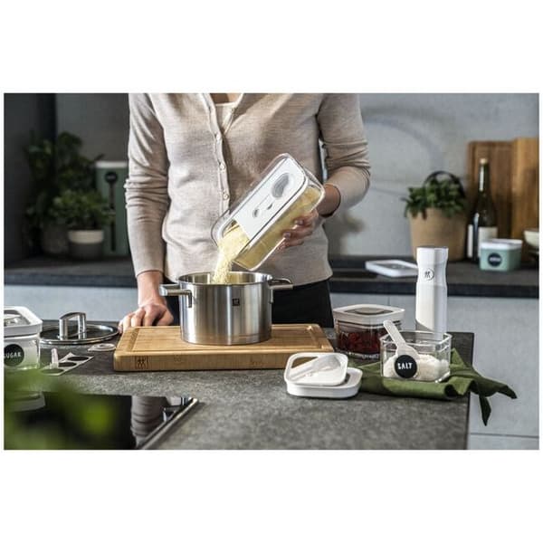 ZWILLING 1026082 Rektangulär behållare 5,4 l transparent, vit 5 st