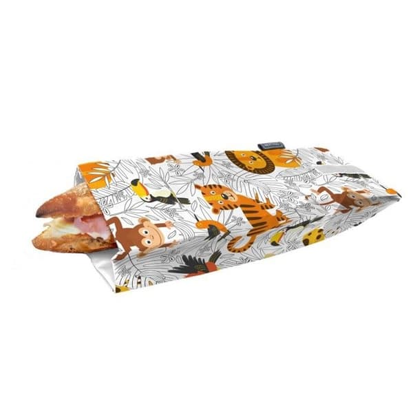 Snackbag - Nerthus - Lejonen - Återanvändbar - Flerfärgad - 10,5 x 10,5 x 30 cm
