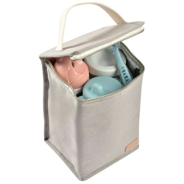 BEABA, Babymåltidspose, isoleret, perlegrå