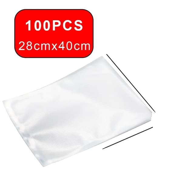 Vakuumförpackningspåsar, miljövänligt material, flera storleksalternativ,3