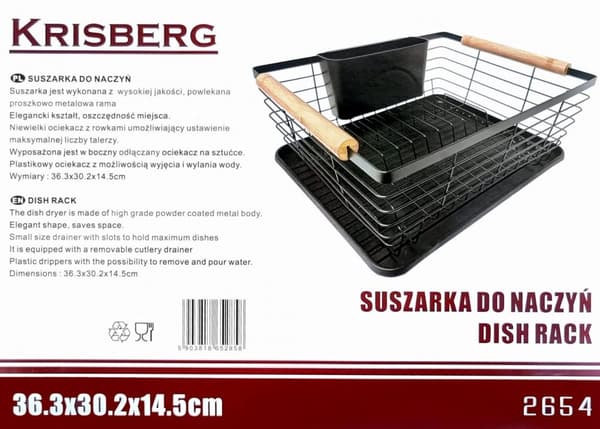 OPPADE T?RRINGS 36 x 30 x 14,5CM KRISBERG KS-2654