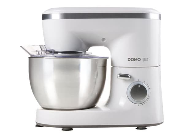 Domo DO9175KR, 4 L, Hopea, Valkoinen, Rotaatio, Ruostumaton teräs, 700 W, Taikina, Sekoitus