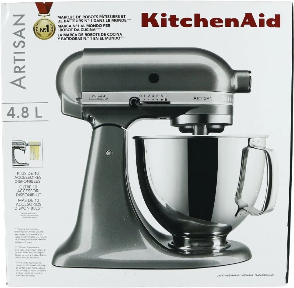 KitchenAid Artisan matberedare 300 W 4,8 l Silver