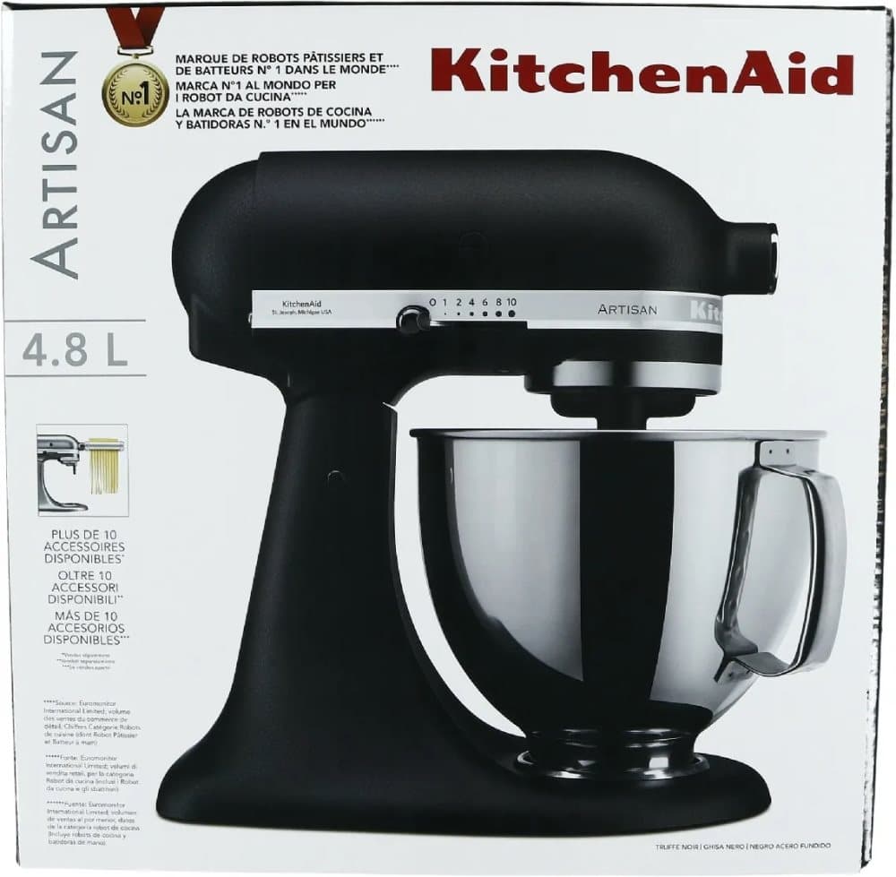 KitchenAid Artisan matberedare 300 W 4,8 l Svart