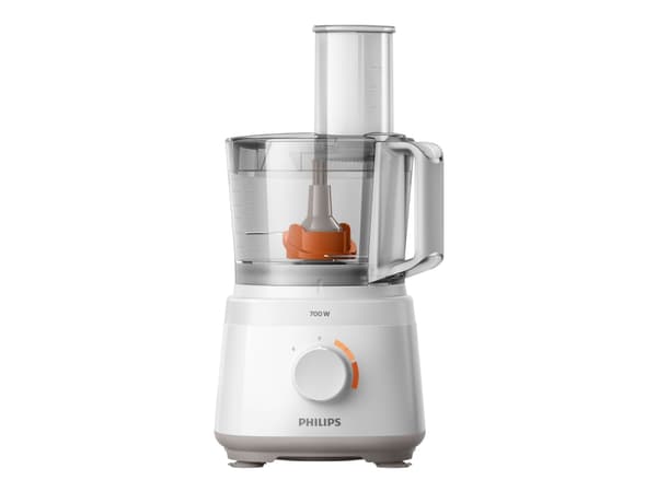 Philips Daily Collection HR7310/00 Pienikokoinen monitoimikone, 2,1 L, Valkoinen, Rotaatio, 0,5 L, 1,5 L, Kiina
