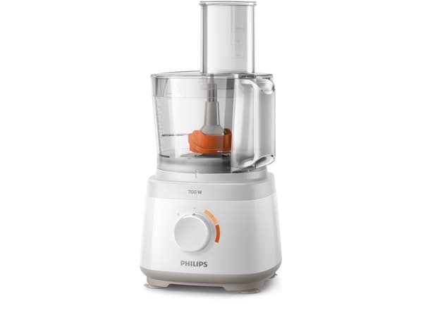 Philips Daily Collection HR7310/00 Pienikokoinen monitoimikone, 2,1 L, Valkoinen, Rotaatio, 0,5 L, 1,5 L, Kiina