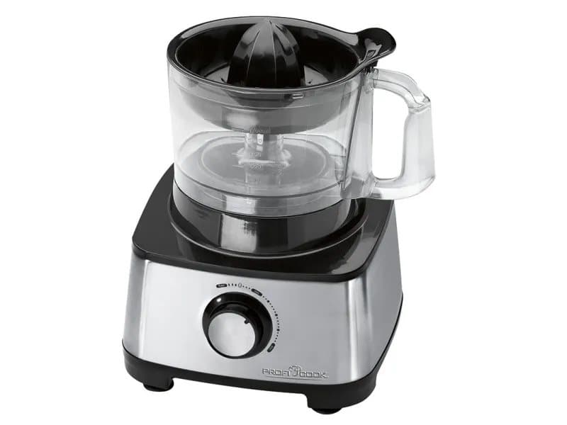 ProfiCook PC-KM 1063 - Matberedare - 1200 W - rostfritt stål/svart