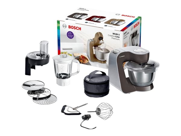 Bosch MUM58A20 kjøkkenmaskin 1000 W 3,9 l Antrasitt, Sølv