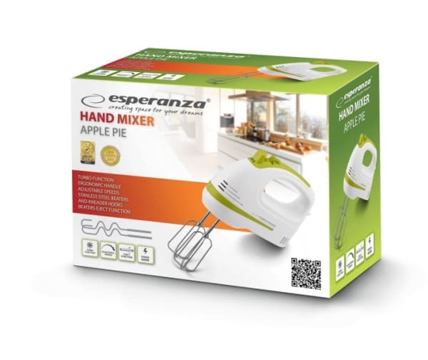 Esperanza APPLE PIE - Handmixer - 400 W