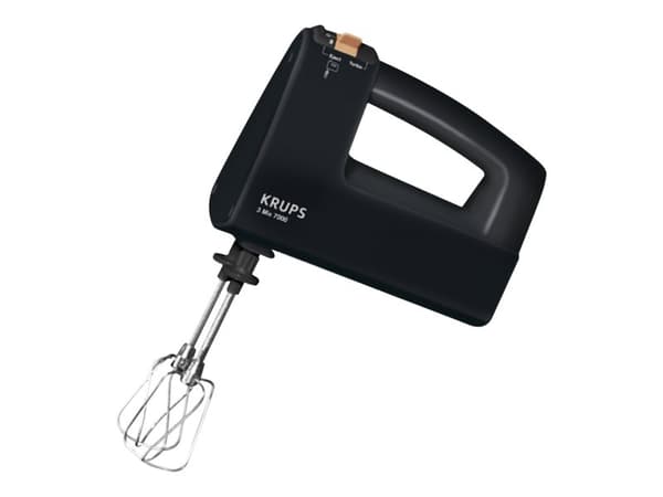 Krups 3 MIX 7000 F60858 - Håndmikser - 500 W - svart/kobber