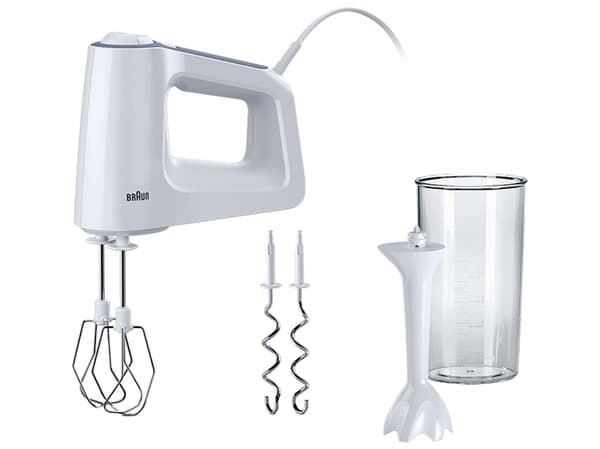 Braun MultiMix 3 HM 3105 WH - Håndmikser - 500 W - hvit