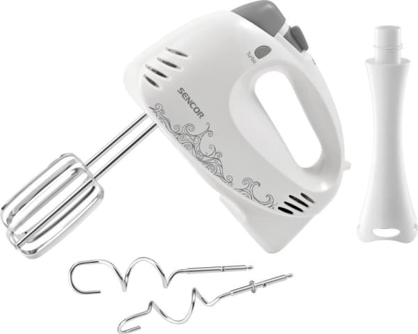 Sencor SHM 5270-EUE3, Handmixer, Vit, Knådning, 400 W, 104 mm, 220 mm