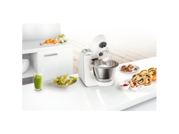 Bosch MUM58234, 3,9 l, Vit, 1,1 m, 1,9 kg, 3 diskar, 220 - 240 V