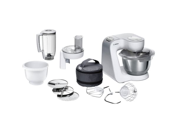 Bosch MUM58234, 3,9 l, Vit, 1,1 m, 1,9 kg, 3 diskar, 220 - 240 V