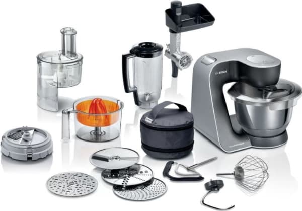 Bosch MUM5 MUM58M64 - Kjøkkenmaskin - 1000 W - svart / sølv