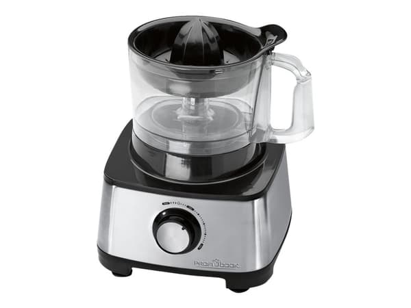 ProfiCook PC-KM 1063 - Matberedare - 1200 W - rostfritt stål/svart