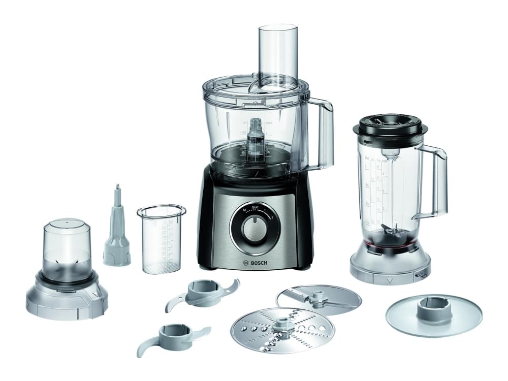 Bosch MCM3PM386 matberedare 900 W 2,3 l Svart, Transparent