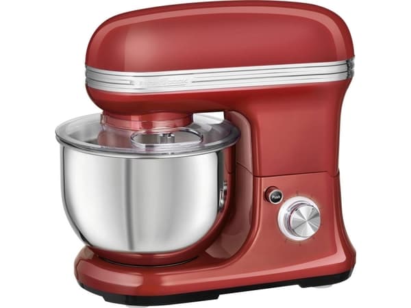 Bomann PC-KM 1197 elintarvikeprosessori 1200 W 5 L Rød, Ruostekyllästetty runko, Rustfrit stål