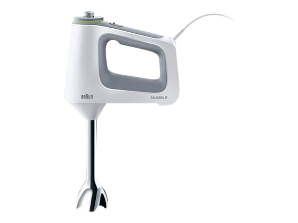 Braun MultiMix 5 HM 5137 WH - Håndmikser - 750 W - hvit/grå