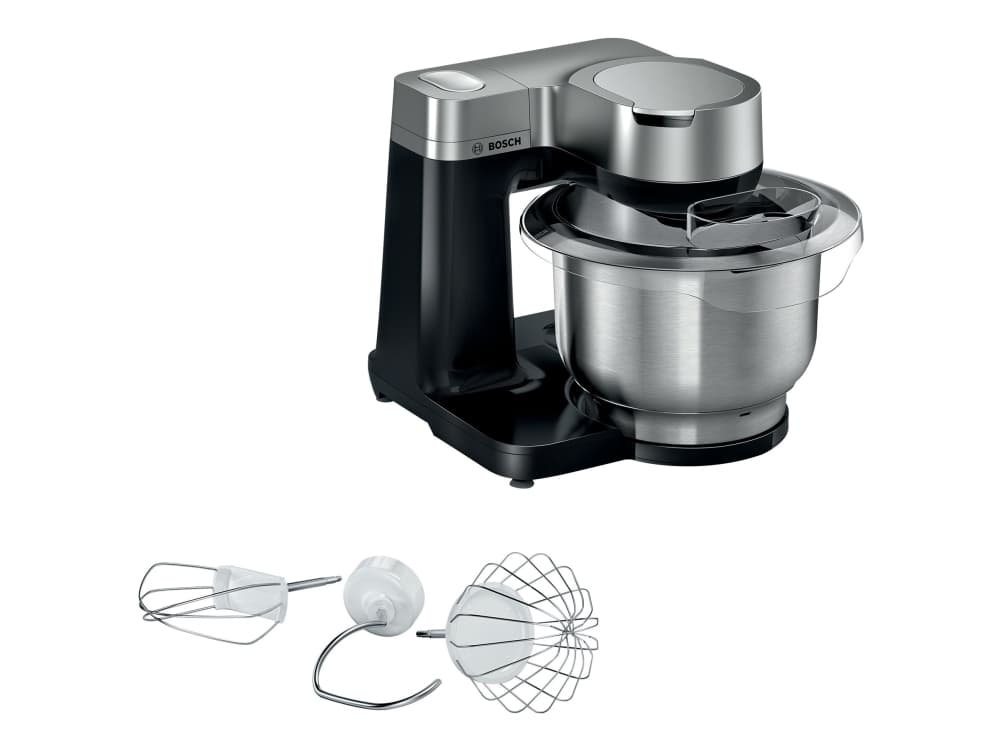 Bosch Serie 2 MUMS2VM00 matberedare 900 W 3,8 l Svart, Silver