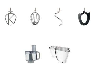 Titanium Chef Patissier XL KWL90.244SI - Blander - 7 liter - 1.4 kW - sølv