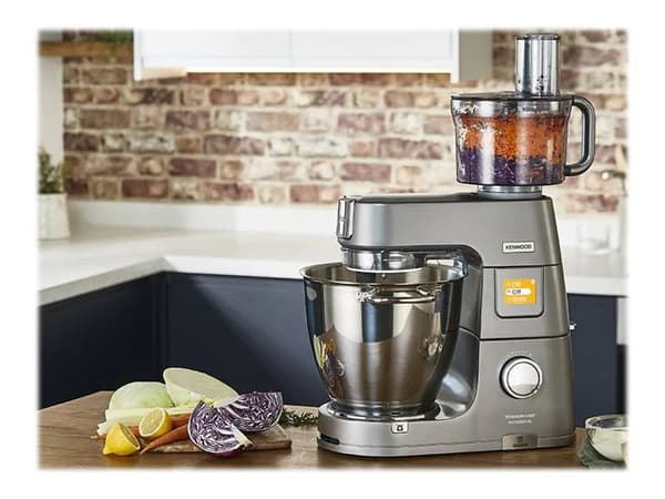 Titanium Chef Patissier XL KWL90.244SI - Blander - 7 liter - 1.4 kW - sølv