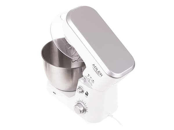 Adler AD 4216, 4 L, Valkoinen, Rotaatio, Vaivaus, Sekoitus, Ruostumaton teräs, 500 W