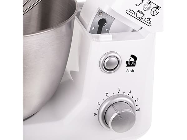 Adler AD 4216, 4 L, Valkoinen, Rotaatio, Vaivaus, Sekoitus, Ruostumaton teräs, 500 W
