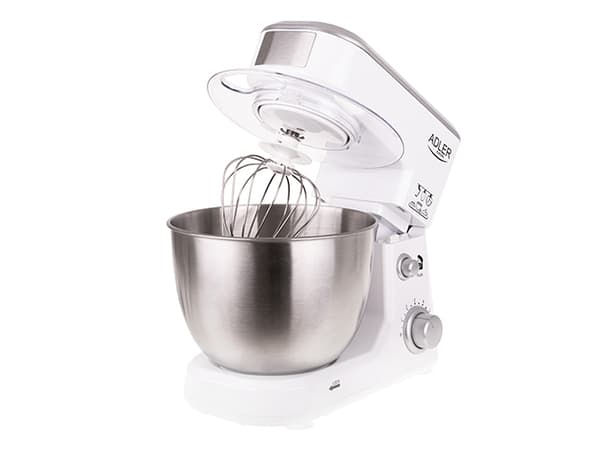Adler AD 4216, 4 L, Valkoinen, Rotaatio, Vaivaus, Sekoitus, Ruostumaton teräs, 500 W