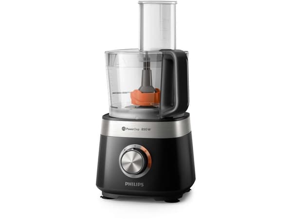 Philips Viva Collection HR7530/10 Pienikokoinen monitoimikone, 2,1 L, Musta, Rotaatio, Kiina, 1 levyt, ABS-synteettinen