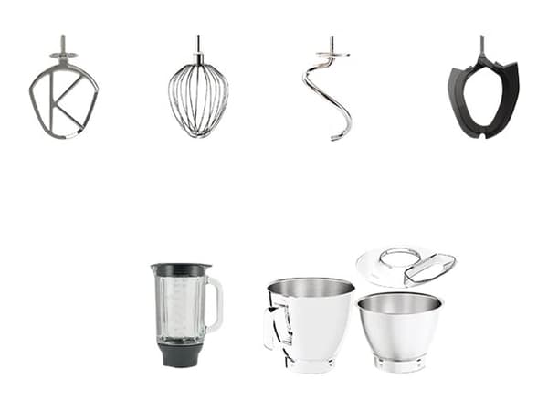 Kenwood Titanium Chef Baker XL KVL85.124SI - Kjøkkenmaskin - 1200 W - sølv