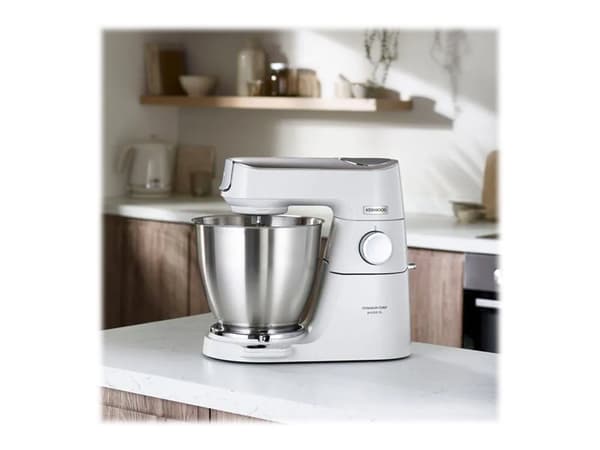 Kenwood KVL65.001.WH, Seisova tehosekoitin, Valkoinen, Sekoitus, 7 L, Metalli, Ruostumaton teräs