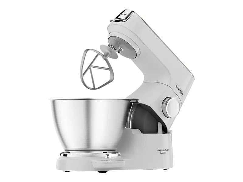 Kenwood Titanium Chef Baker KVC65.001WH - Matberedare - 1200 W - vit/champagne cream
