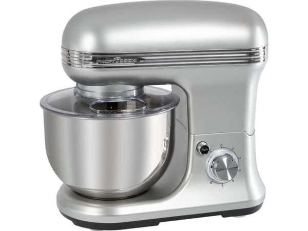 ProfiCook PC-KM 1222 W - Blander - 5 liter - 1.2 kW - rustfritt stål / sølv - med PC-KW 1221 kitchen scales