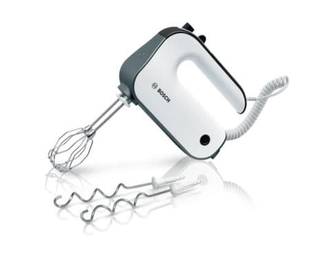 Bosch MFQ4 Handmixer 850 W Svart, Rostfritt stål, Vit