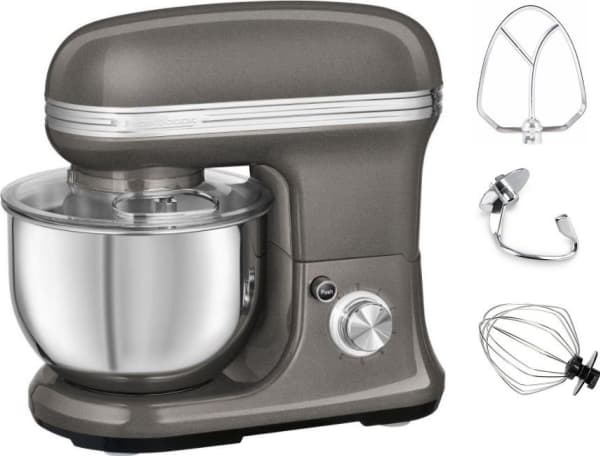 ProfiCook PC-KM 1197, 5 l, Sølv, Blending, Elte, Miksing, Rustfritt stål, 1200 W, 220 - 240 V