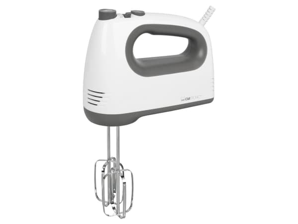 Clatronic HM 3775 - Håndmikser - 400 W - hvit/grå