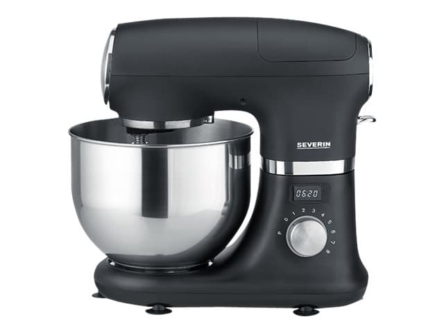 SEVERIN KM 3897 - Matberedare - 1000 W - mattsvart/rostfritt stål